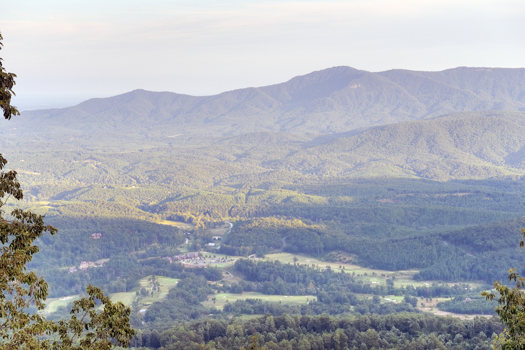 Professional Resort Photography and Video - Sun setting over the North Carolina Mountains