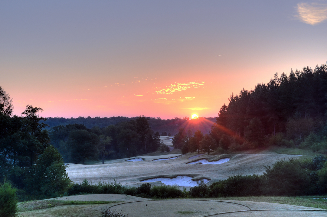 Professional Resort Photography and Video - AVT Marketing - Sun rise over North Carolina mountains
