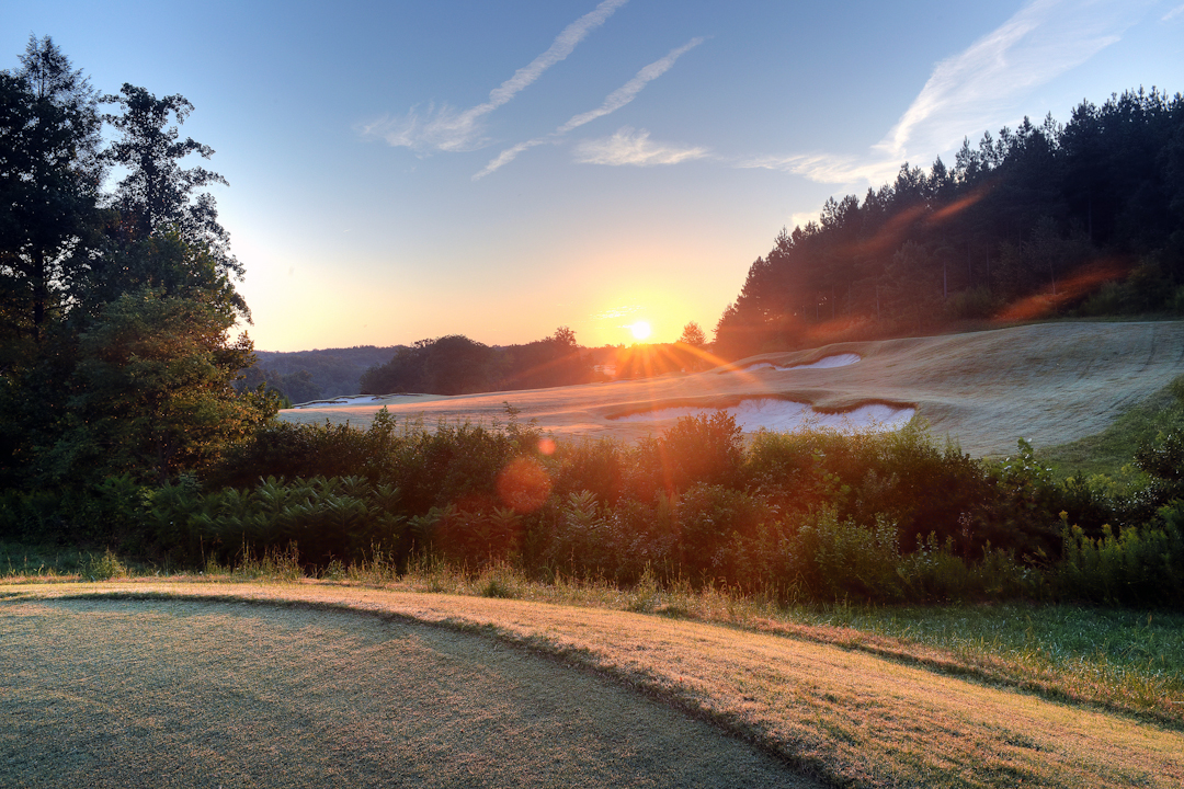 Professional Resort Photography and Video - Sun coming up over the horizon