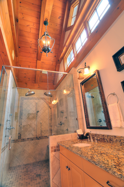 Professional Resort Photography and Video - Master suite shower